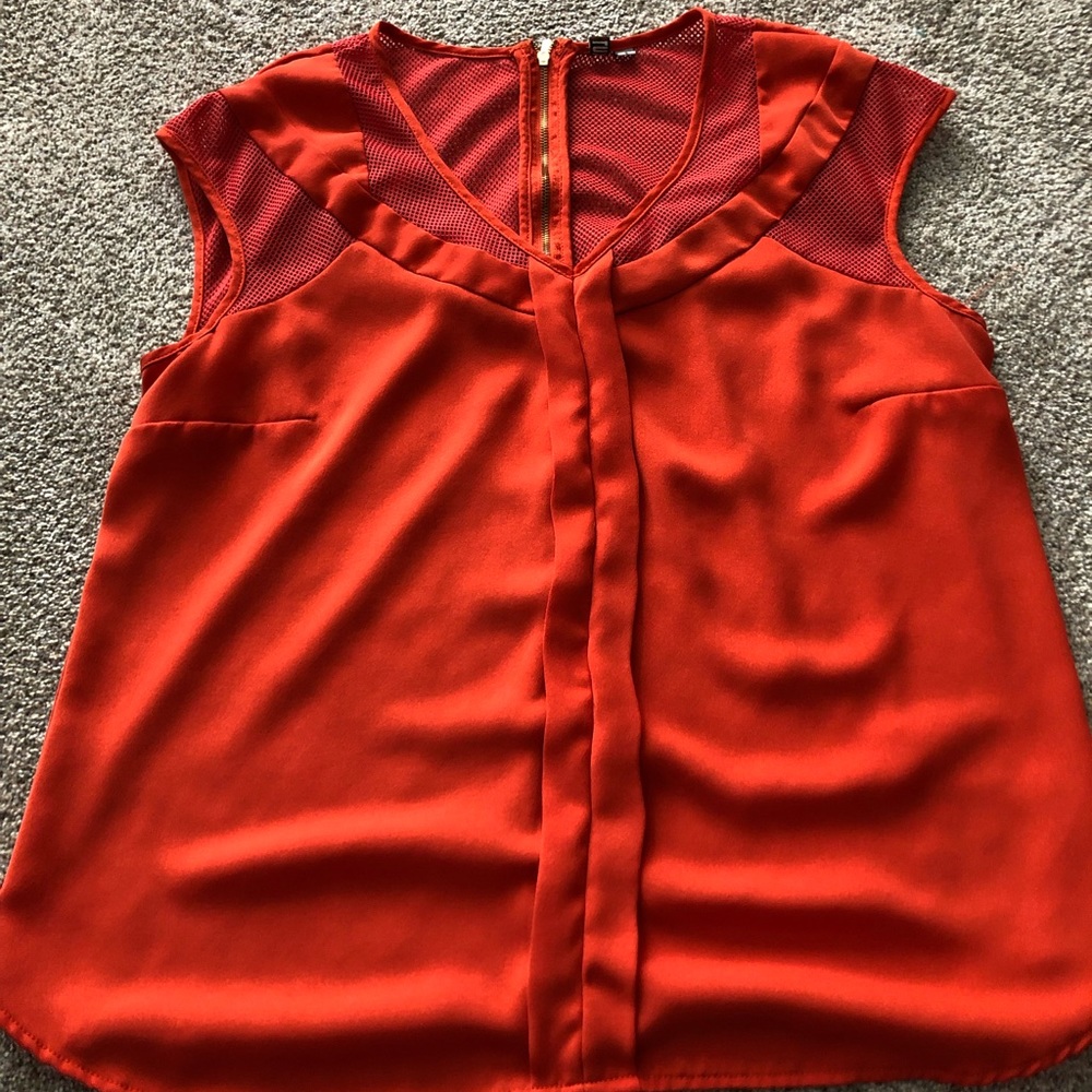 KUT stitch fix shirt red/orange